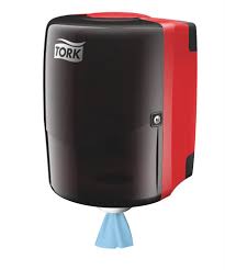 Photo 1 of - Tork 659008 Centrefeed Dispenser M2 / Paper Dispenser Suitable for M2 Paper Rolls Centrefeed System Big / Wipe Dispenser Wall Mounted
