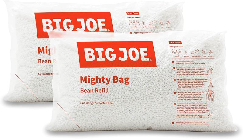 Photo 1 of 
Big Joe Bean Refill 2 Pack Polystyrene Beans for Bean Bags or Crafts, 100 Liters per Bag
Size:2 Count (Pack of 1)