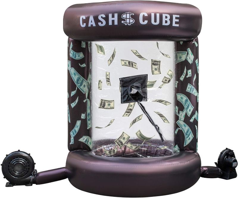 Photo 1 of 
Did Not Inflate***Happybuy Inflatable Cash Cube with Two Blowers Inflatable Cash Cube Booth Black Cash Cube Money Machine Quick Inflated Cash Cube Water-Proof Money Booth...
Color:Black