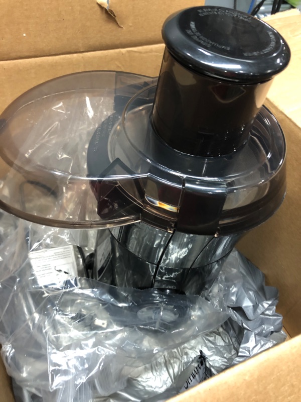 Photo 2 of ***missing part***Hamilton Beach Juicer Machine, Big Mouth Large 3” Feed Chute for Whole Fruits and Vegetables, Easy to Clean, Centrifugal Extractor, BPA Free, 800W Motor, Black