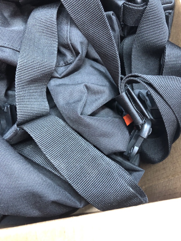 Photo 1 of BagMate Military-Grade Waterproof Roof Bag - Rooftop Cargo Carrier – XXL 23 Cubic Feet. with 4 Door Hooks, Zipper/Buckle Closure, Extra Strap – Black Roof Bag for Cars with or Without Rack