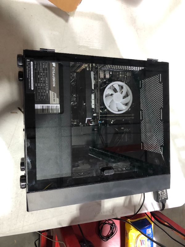 Photo 10 of ***UNTESTED - DAMAGED - SEE NOTES***
STGAubron Gaming Desktop PC, Intel Core I5 3.3Ghz up to 3.7Ghz, AMD Radeon RX 550 4G GDDR5, 16G Ram, 512G SSD