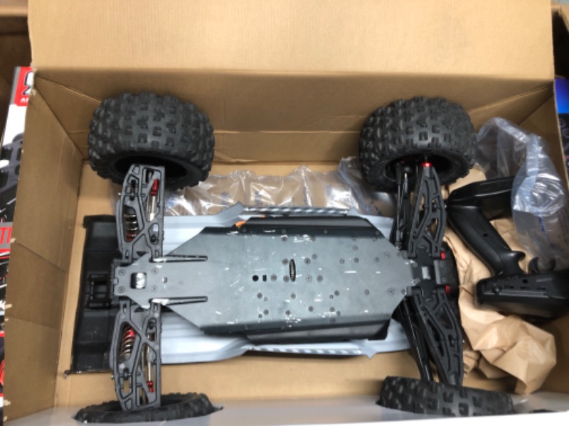 Photo 2 of ARRMA RC Truck 1/8 KRATON 6S V5 4WD BLX Speed Monster Truck with Spektrum Firma RTR, Blue, ARA8608V5T2