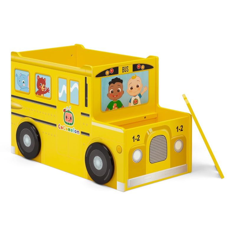 Photo 1 of Delta Children CoComelon School Bus Toy Box 