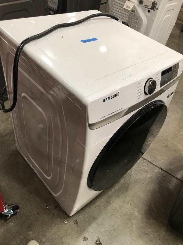 Photo 6 of Samsung 7.5-cu ft Stackable Steam Cycle Smart Electric Dryer (White)
Item #4980284

