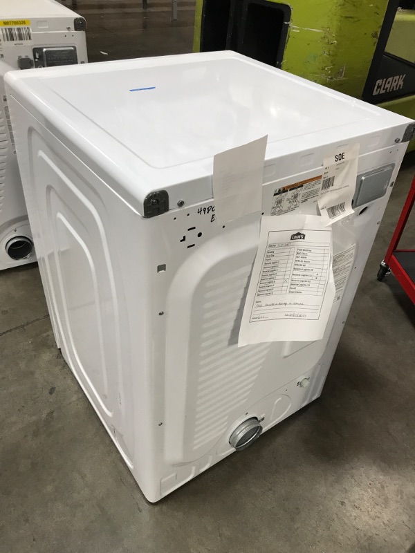 Photo 5 of Samsung 7.5-cu ft Stackable Steam Cycle Smart Electric Dryer (White)