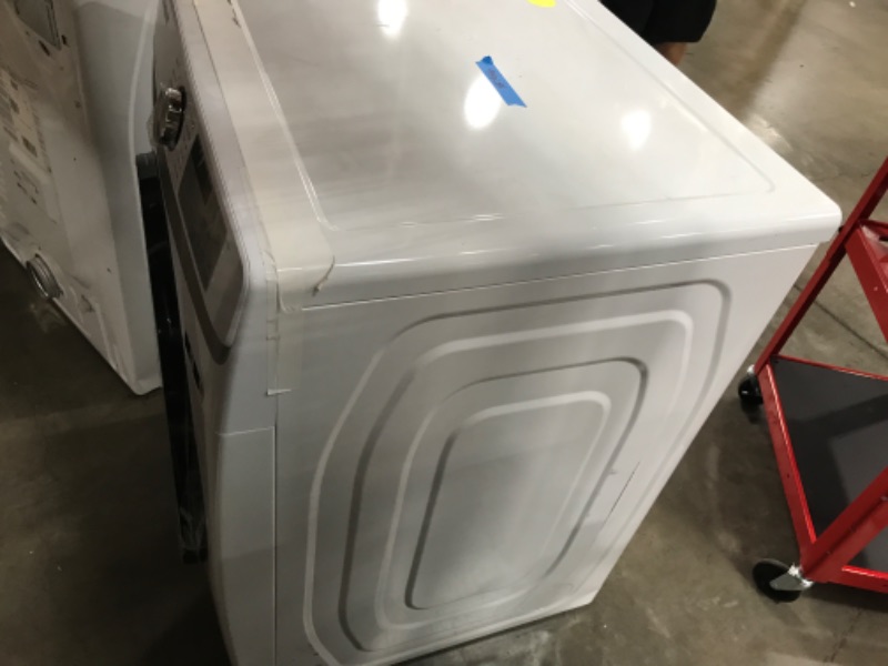 Photo 4 of Samsung 7.5-cu ft Stackable Steam Cycle Smart Electric Dryer (White)