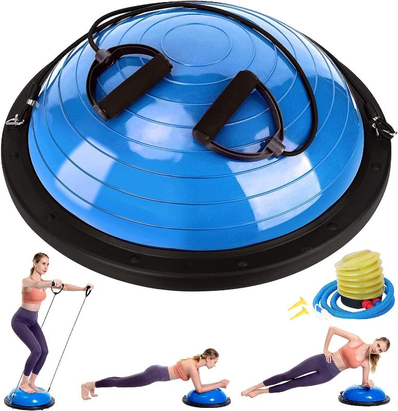 Photo 1 of *PARTS ONLY* Zealty Half Balance Ball Trainer, Half Yoga Exercise Ball
