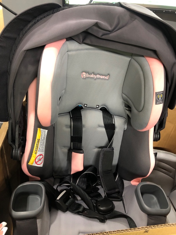 Photo 3 of Baby Trend Cover Me 4 in 1 Convertible Car Seat, Quartz Pink