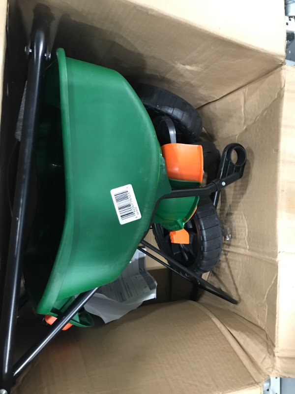 Photo 2 of ***missing parts***Scotts Turf Builder EdgeGuard Mini Broadcast Spreader - Holds Up to 5,000 sq. ft. of Lawn Product Single Pack Mini