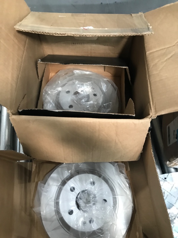 Photo 4 of **Two Pack** Rear Dynamic Friction Company Disc Brake Rotor 600-63161 (1) For 2016-2022 Mercedes-Benz Metris Silver