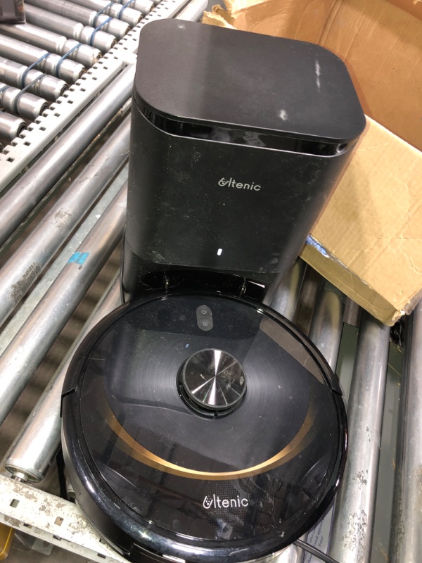 Photo 1 of *PARTS ONLY** Ultenic T10 Elite Robot Vacuum Self Emptying for 45 Days Hands-Free, Robot Vacuum and Mop Combo w/LiDAR Navigation, Strong Power, APP/Remote/Voice Control, Ideal for Pet Hair, Hard Floor and Carpet
