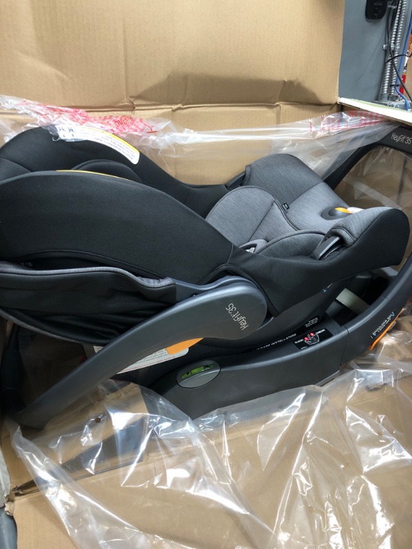 Photo 3 of Chicco KeyFit 35 ClearTex Infant Car Seat - Shadow | Black With ClearTex® No Chemicals Shadow/Black