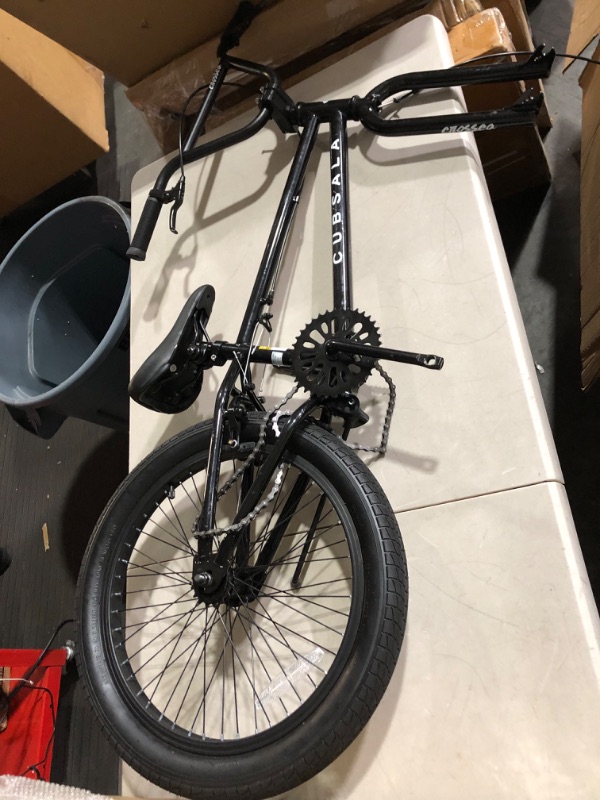 Photo 3 of **PARTS** **MISSING HARDWARE + MISC. PIECES** cubsala Crossea Freestyle BMX Bicycle Black 20''