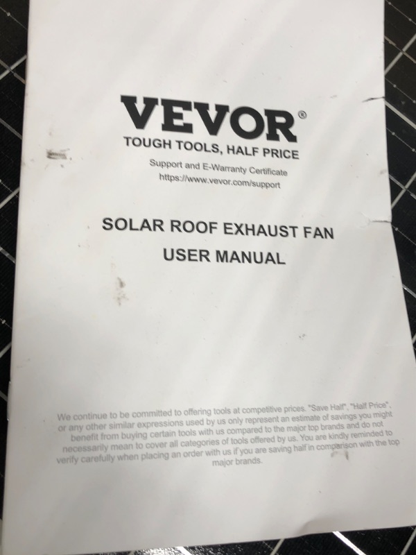 Photo 3 of ***see notes***Ready Smart Thermostat Solar Roof Attic Exhaust Fan,