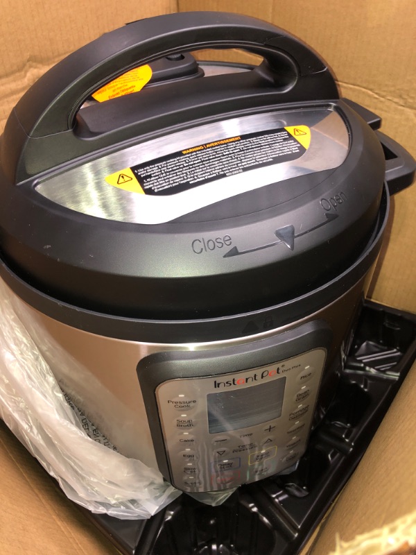 Photo 3 of ***SEE NOTES***Instant Pot Duo Plus 9-in-1 Electric Pressure Cooker, Sterilizer, Slow Cooker, Rice Cooker, Steamer, 8 Quart, 15 One-Touch Programs 