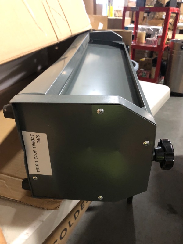 Photo 1 of **USED** VEVOR 25 Inch Manual Cold Roll Laminator 1.18" Thickness Foldable Roll Laminating Machine 