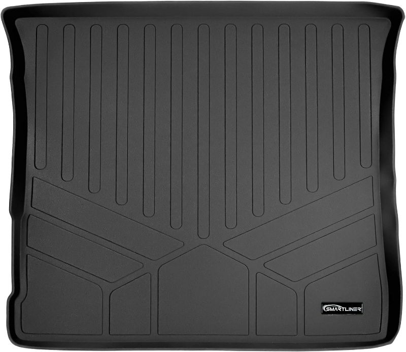 Photo 1 of SMARTLINER All Weather Custom Fit Cargo Trunk Liner Floor Mat Black Compatible with 2011-2021 Jeep Grand Cherokee