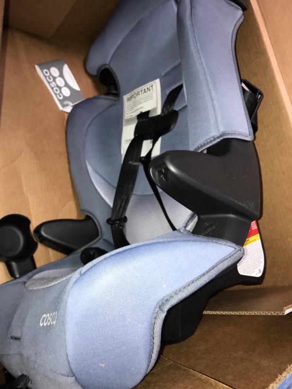 Photo 2 of Cosco Finale DX 2-in-1 Booster Car Seat, Extended Use: Forward-Facing, Belt-Positioning Booster in Organic Waves