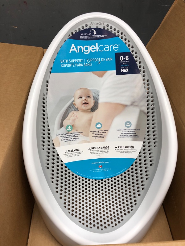 Photo 2 of Angelcare Baby Bath Support (Grey) | Ideal for Babies Less than 6 Months Old