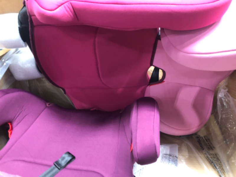 Photo 2 of Diono Cambria 2 XL 2022, Dual Latch Connectors, 2-in-1 Belt Positioning Booster Seat, High-Back to Backless Booster with Space and Room to Grow, 8 Years 1 Booster Seat, Pink NEW! Pink