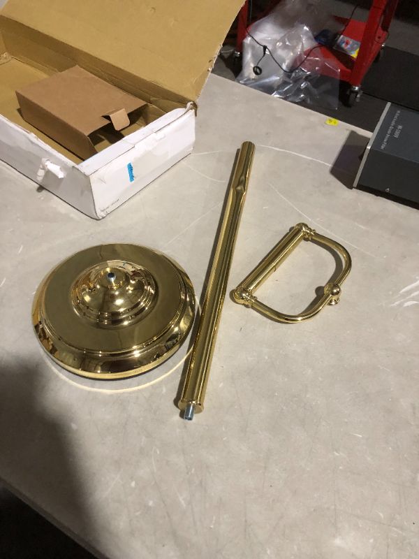 Photo 2 of ***DENTED - SEE PICTURES***
Kingston Brass CC2002 Vintage Toilet Paper Holder, Polished Brass