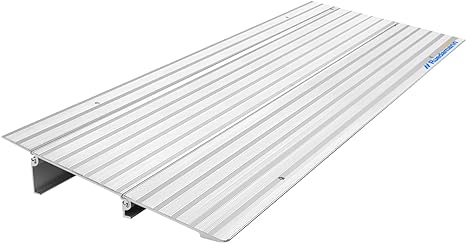 Photo 1 of Ruedamann Threshold Ramp,2" Rise Modular Aluminum Entry Ramp,800 LBS Capacity,34" Wide Door Ramp for Wheelchairs, Scooters,Power Chairs,Non-Slip Mobility Wheelchair Ramp for Home Doorways
