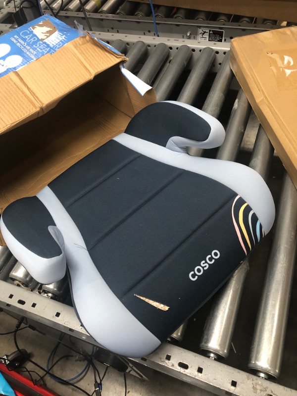 Photo 2 of Cosco Topside Backless Booster Car Seat, Lightweight 40-100 lbs, Rainbow