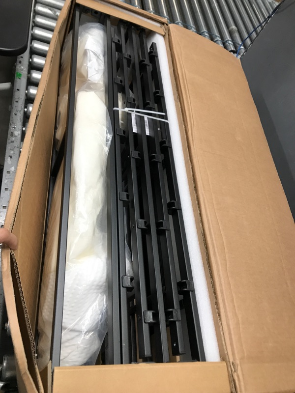 Photo 1 of Amazon Basics Smart Box Spring Bed Base, 9-Inch Mattress Foundation - Twin Size, Tool-Free Easy Assembly Twin 9-Inch Smart Box Spring