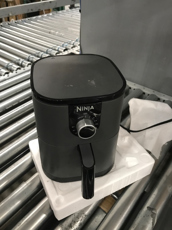 Photo 3 of Ninja AF080 Mini Air Fryer, 2 Quarts Capacity, Compact, Nonstick, with Quick Set Timer, Grey
