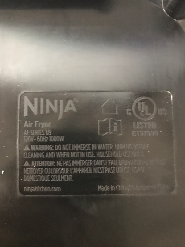 Photo 2 of Ninja AF080 Mini Air Fryer, 2 Quarts Capacity, Compact, Nonstick, with Quick Set Timer, Grey
