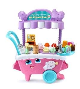 Photo 1 of ***Parts Only***LeapFrog Scoop and Learn Ice Cream Cart Deluxe (Frustration Free Packaging) , Pink & Scout and Violet 100 Words Book (Amazon Exclusive), Purple Deluxe + Words Book