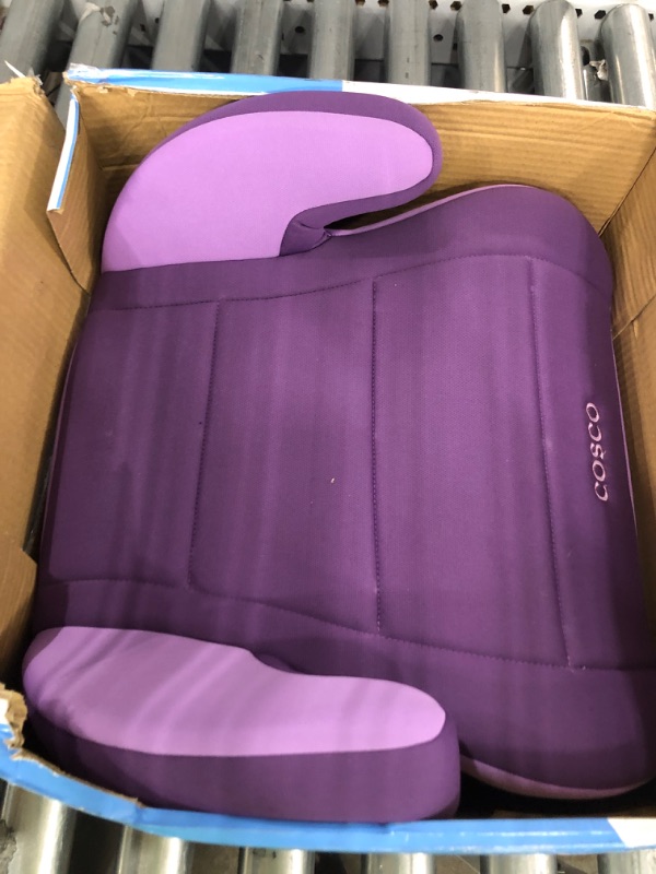 Photo 2 of Cosco Topside Booster Car Seat - Easy to Move, Lightweight Design (Grape), 1 Count (Pack of 1)