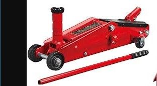 Photo 1 of Bundle of BIG RED T83006 Torin Hydraulic Trolley Service/Floor Jack with Extra Saddle, 3 Ton (6,000 lb) Capacity