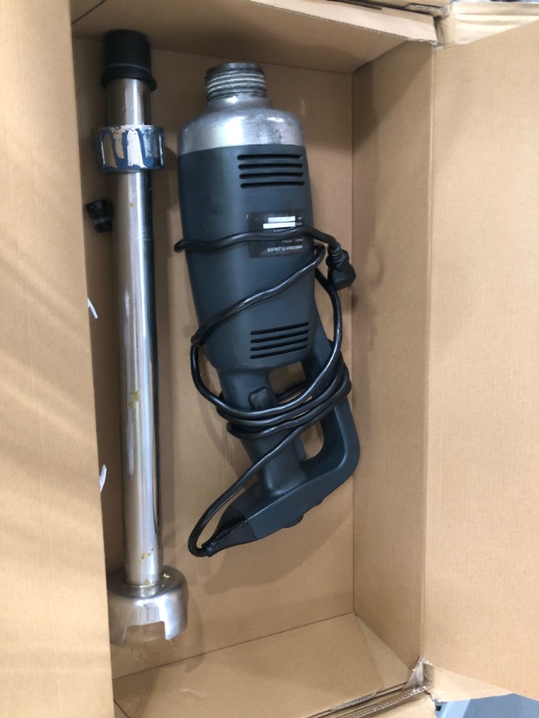 Photo 2 of [FOR PARTS, READ NOTES]
TK Tartle Kitchen Commercial Immersion Blender, Variable Speed, Extra Heavy Duty 750W, 8000-20000 RPM, 22 inch Shaft Extra Heavy Duty 22 inch