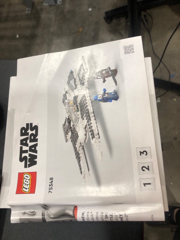 Photo 2 of LEGO Star Wars Mandalorian Fang Fighter vs. TIE Interceptor 75348 Building Toy Set, Perfect Star Wars Gift for Fans Aged 9 and Up; with 3 Characters Including The Mandalorian