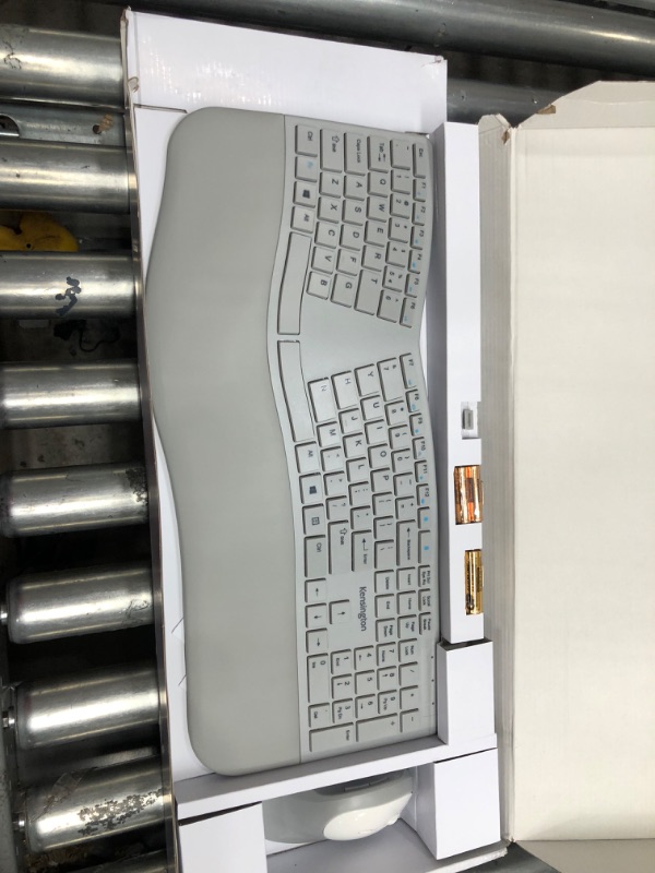 Photo 2 of Kensington Pro Fit Ergonomic Wireless Keyboard and Mouse - Grey (K75407US)