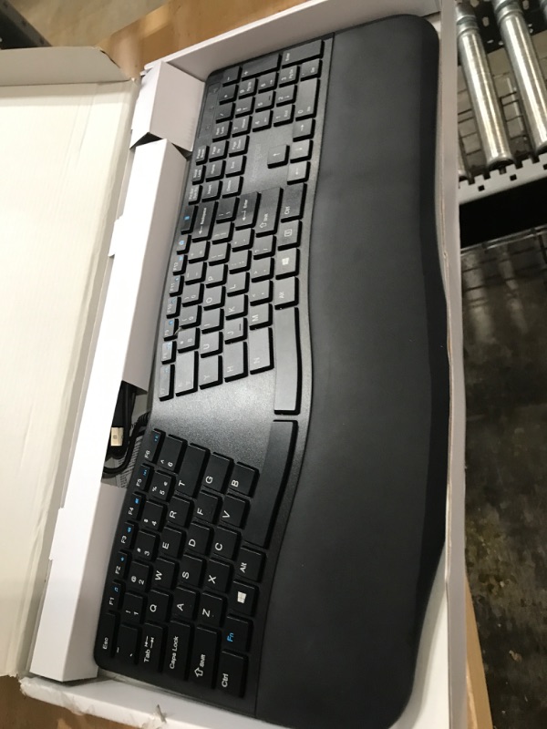 Photo 2 of Kensington Pro Fit Ergonomic Wired Keyboard- Black (K75400US)