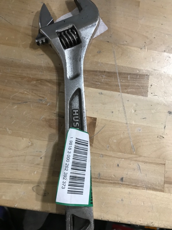 Photo 1 of 12 in. Adjustable Wrench
