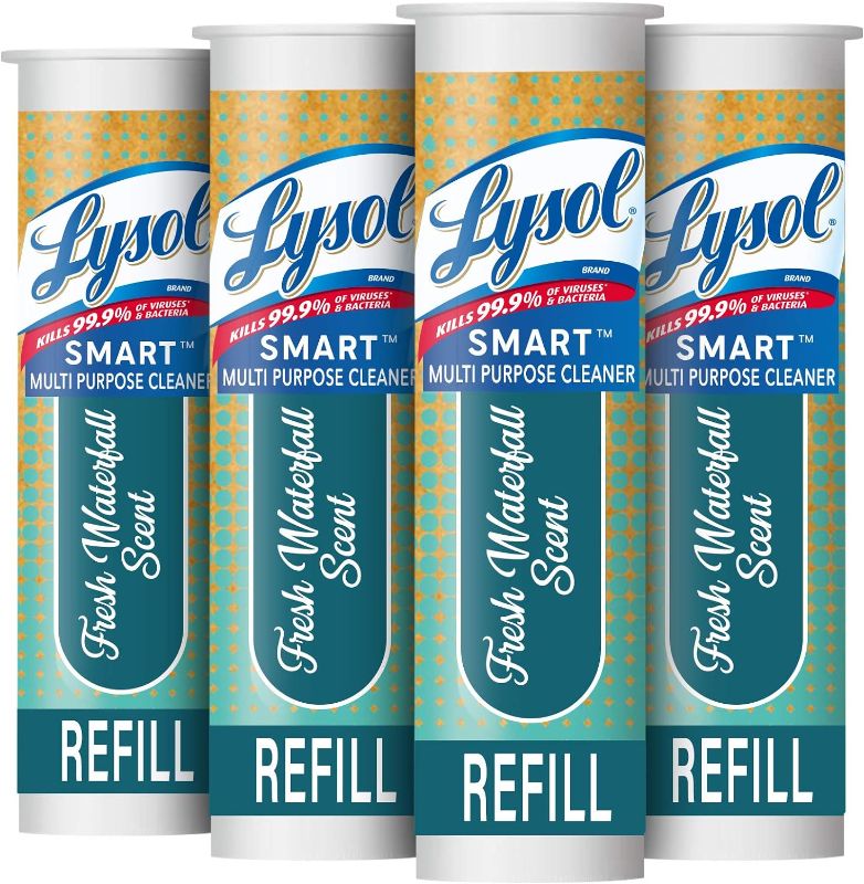 Photo 1 of 2-Lysol Smart Refill Cartridges, 4 x 0.195FL.OZ (5.76mL) (Pack of 4) Fresh Waterfall
