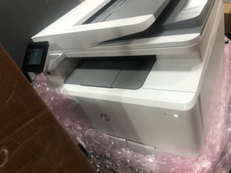 Photo 2 of ***PARTS ONLY NOT FUNCTIONAL***HP Color LaserJet Pro M283fdw Wireless All-in-One Laser Printer, Remote Mobile Print, Scan & Copy, Duplex Printing, Works with Alexa (7KW75A), White
