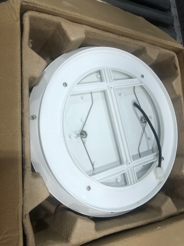 Photo 1 of ***parts only***Homewerks 7141-50 Bathroom Fan Integrated LED Light Ceiling Mount Exhaust Ventilation 0.7 Sones 50 CFM, White 50 CFM Mount