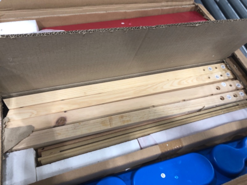 Photo 1 of **OPEN BOX LIKE NEW**  Melissa & Doug Deluxe Standing Art Easel - Dry-Erase Board, Chalkboard, Paper Roller Frustration-Free Packaging