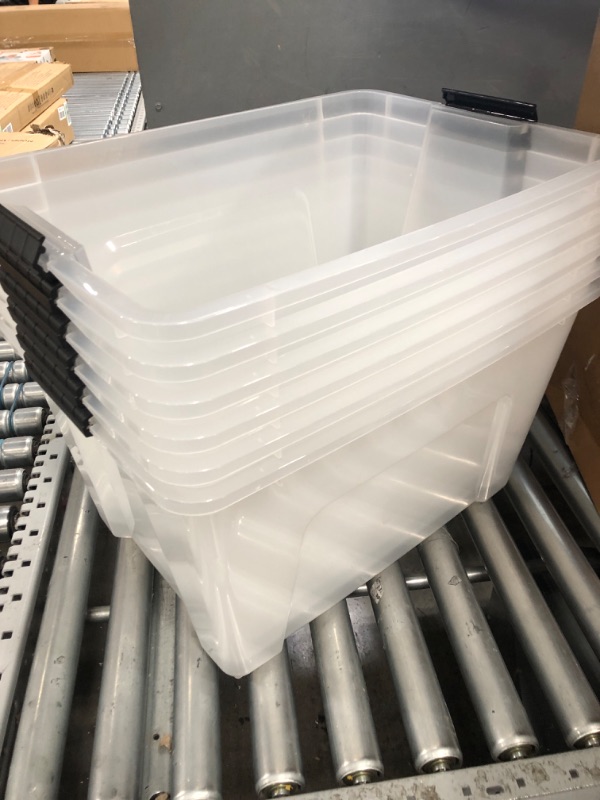 Photo 2 of  Clear Plastic Storage Box  Set of 6