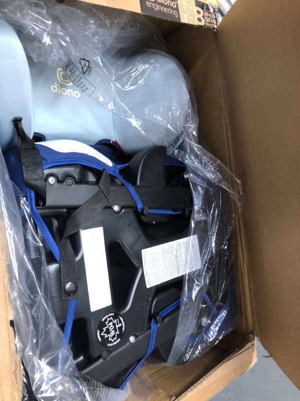 Photo 1 of Diono Cambria 2 XL 2022, Dual Latch Connectors, 2-in-1 Belt Positioning Booster Seat, High-Back to Backless Booster with Space and Room to Grow, 8 Years 1 Booster Seat, Blue NEW! Blue