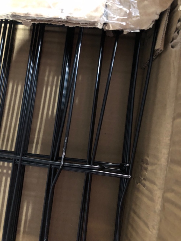 Photo 1 of *MINOR DAMAGE SEE NOTES*
Petmate 36-Inch by 24-Inch 8 Panels Exercise Pen with Step Through Door, Black 36 by 24