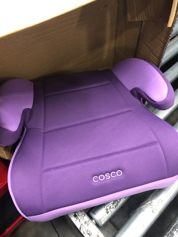 Photo 2 of Cosco Topside Booster Car Seat - Easy to Move, Lightweight Design (Grape), 1 Count (Pack of 1)