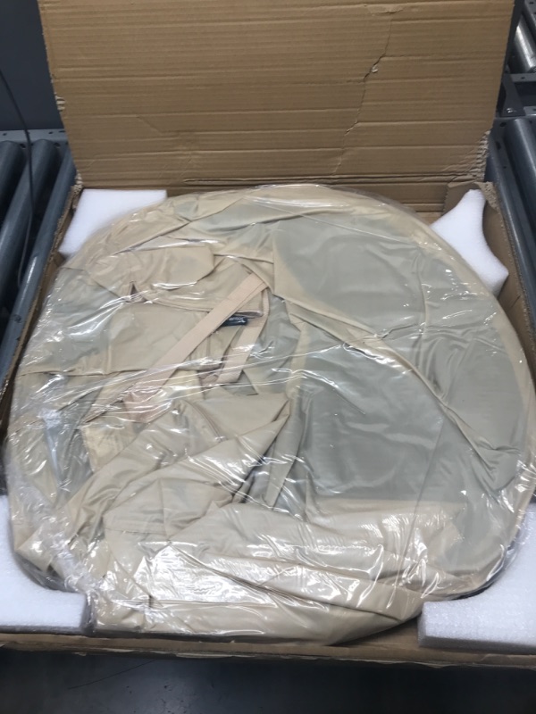 Photo 1 of Alvantor Screen House Room Outdoor Camping Tent Canopy 2-15 Person for Patios, Instant Pop Up Tent, Not Waterproof Beige 10'x10'