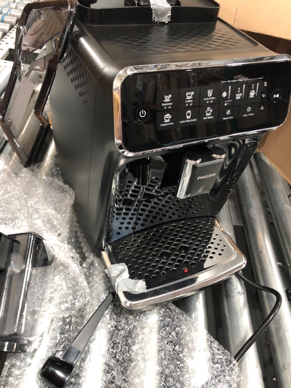 Photo 4 of ***PARTS ONLY NOT FUNCTIONAL***Philips 3200 Series Fully Automatic Espresso Ice Coffee Machine w/ LatteGo, EP3241/74, Black
