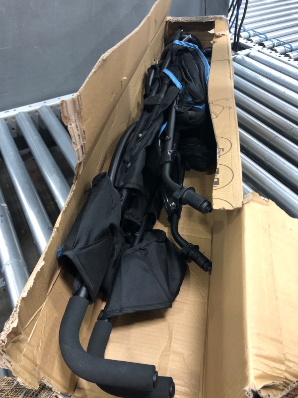 Photo 1 of Summer 3Dmini Convenience Stroller, Blue/Black – Lightweight Infant Stroller with Compact Fold, Multi-Position Recline, Canopy with Pop Out Sun Visor and More – Umbrella Stroller for Travel and More